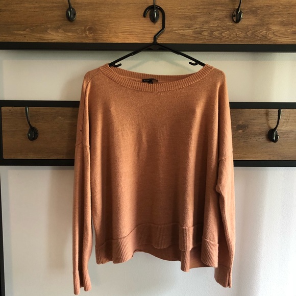 Eileen Fisher Burnt Orange Merino Wool Sweater S/P - Picture 1 of 6